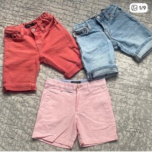Polo Ralph Lauren Kids Shorts - Coral, Light Blue Denim, Pale Pink